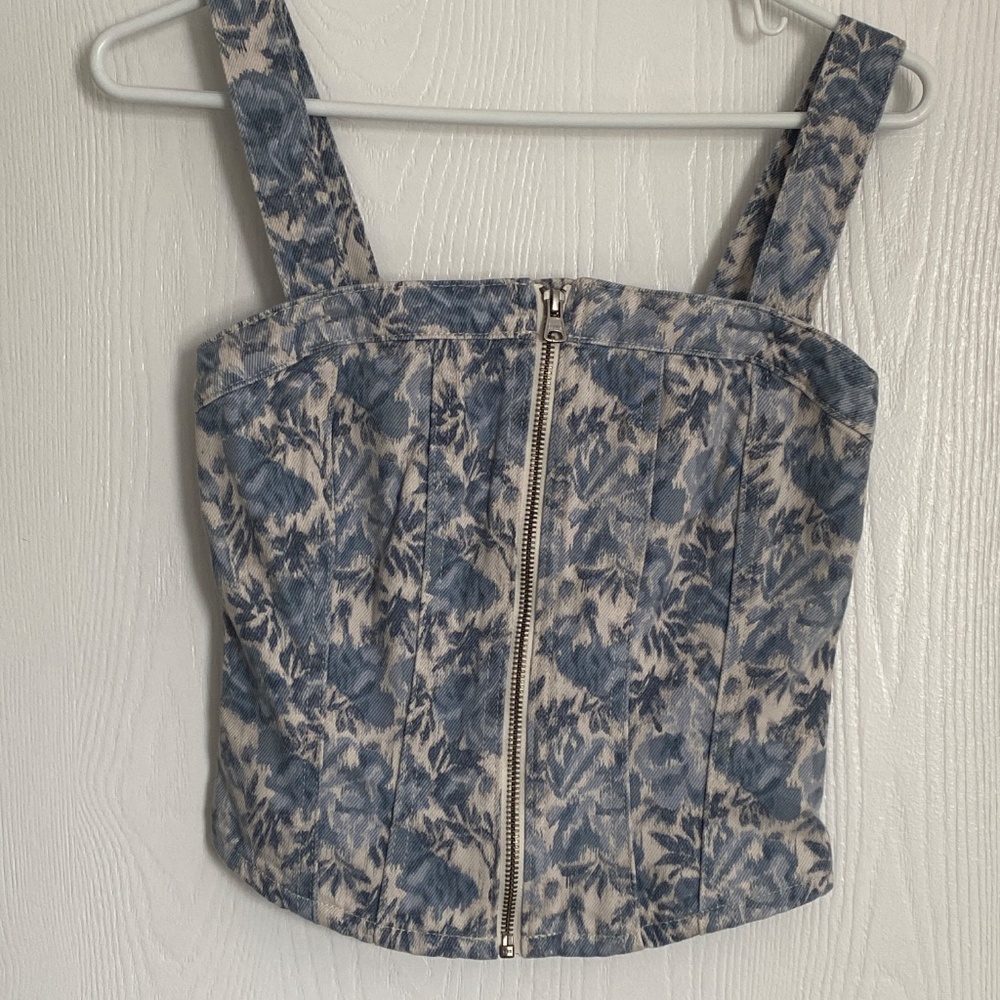 Levi's Floral Bustier Top